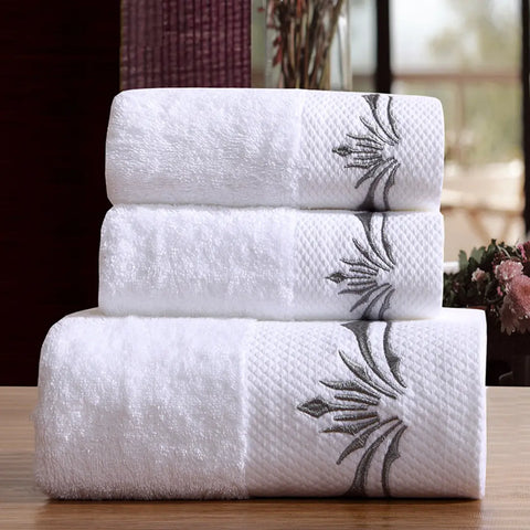 Three-Piece Platinum Towel Set