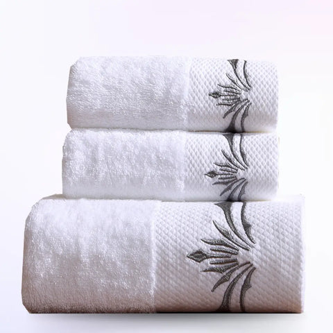 Three-Piece Platinum Towel Set